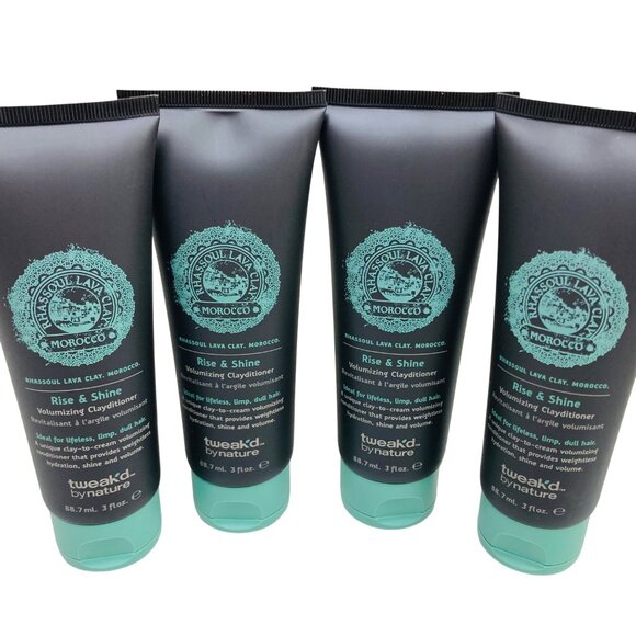 Tweak'd by Nature Rhassoul Rise & Shine Volume Conditioner 33.8oz New Set of 4 - Picture 1 of 2